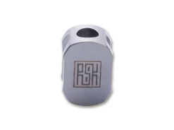 Titanium Bead Hexagon Silver