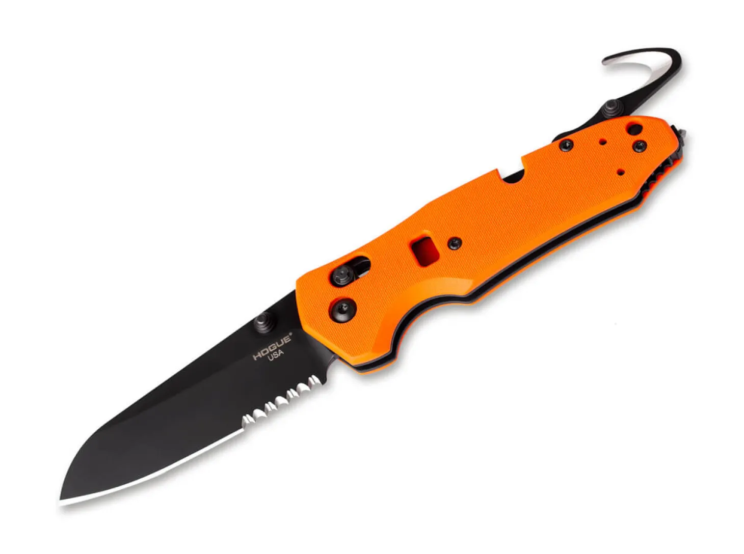 Trauma 3.4 First Response Tool G10 Orange Serrated