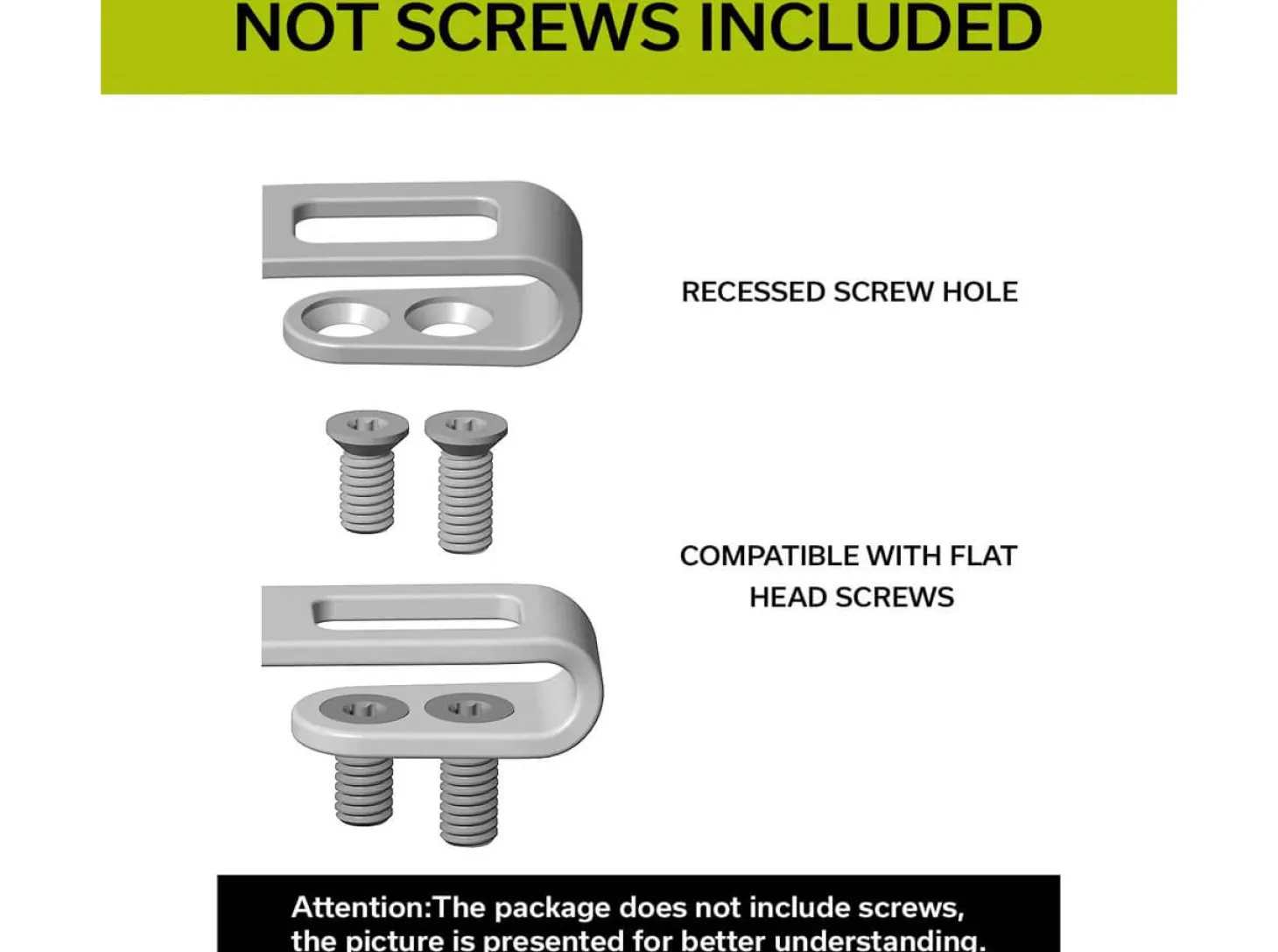 Two Flamed Titanium Clips T002B