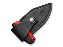 Typhoeus Aluminum Red & Black Damascus