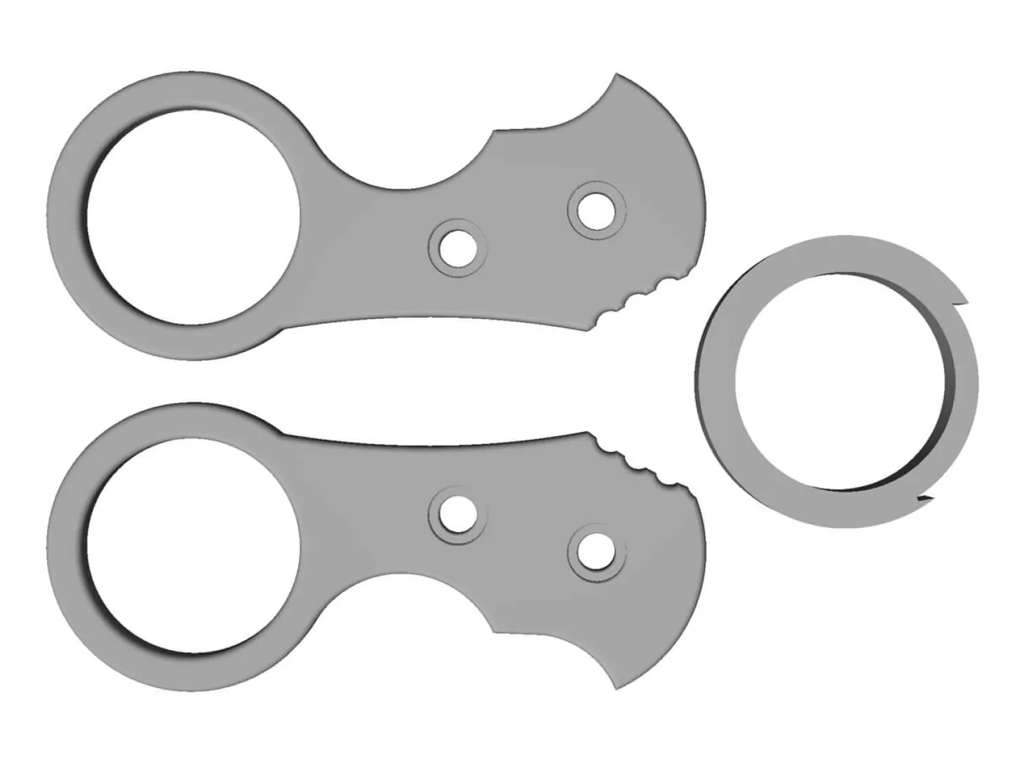 Urd 2.0 Großer Ringgriff 3D-Modell