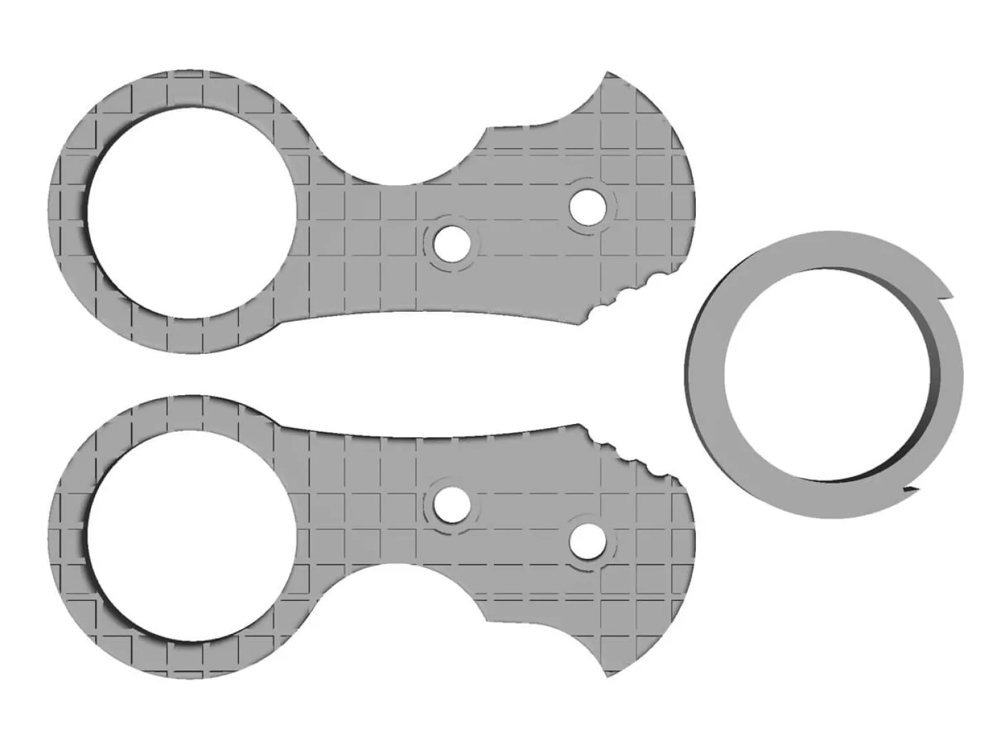 Urd 2.0 Großer Ringgriff 3D-Modell