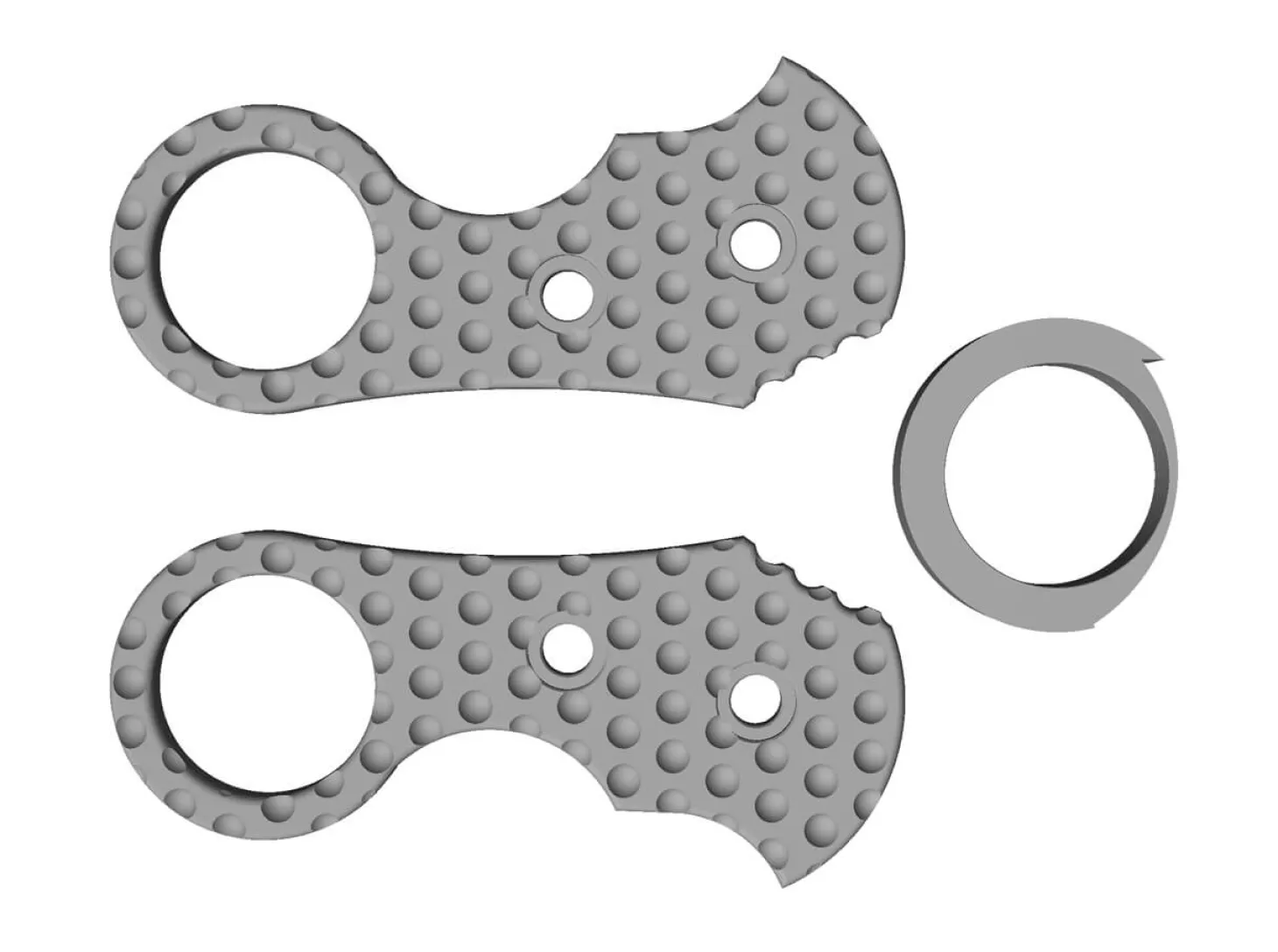 Urd 2.0 Kleiner Ringgriff 3D-Modell