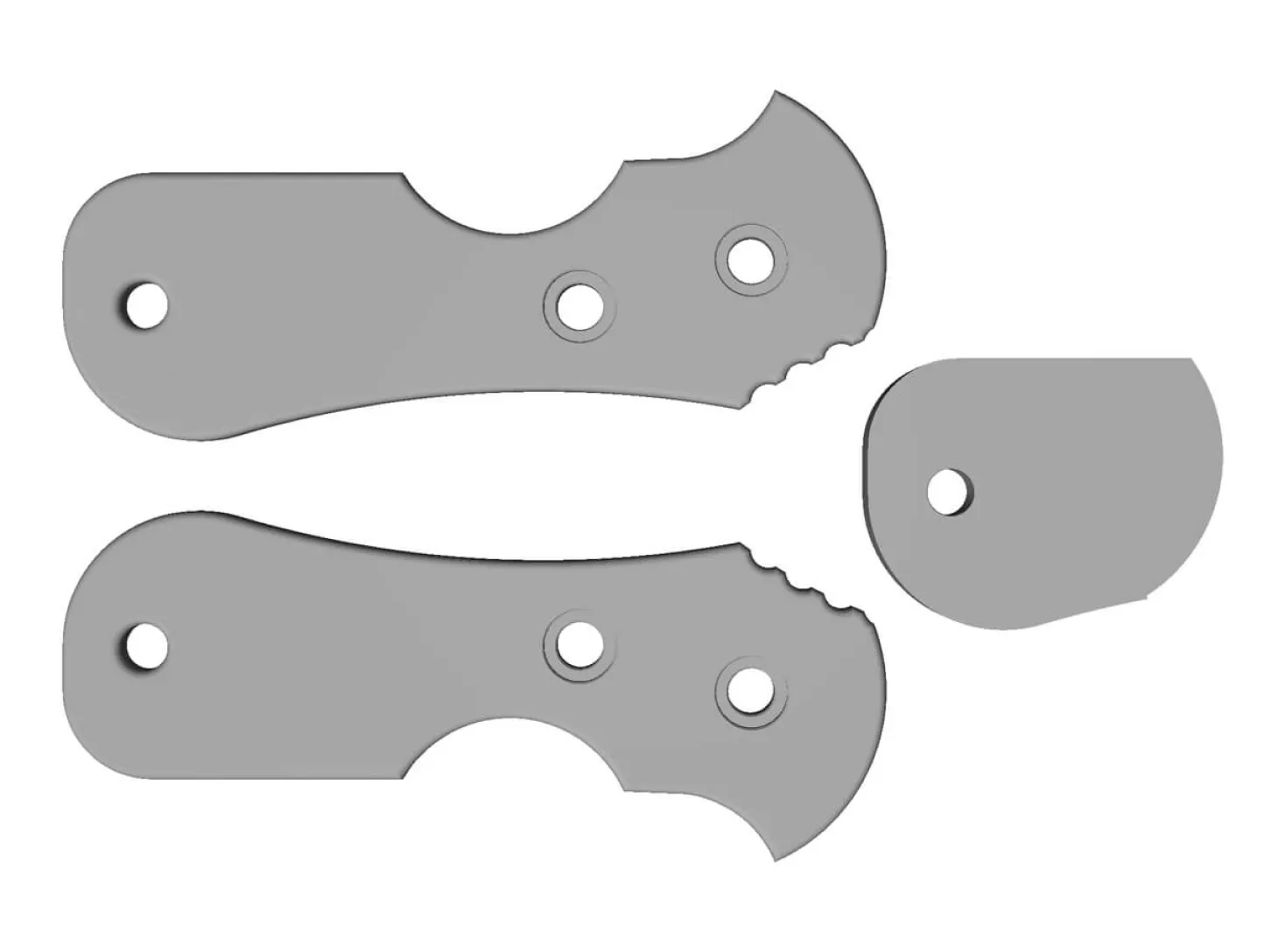 Urd 2.0 Vierfingergriff 3D-Modell