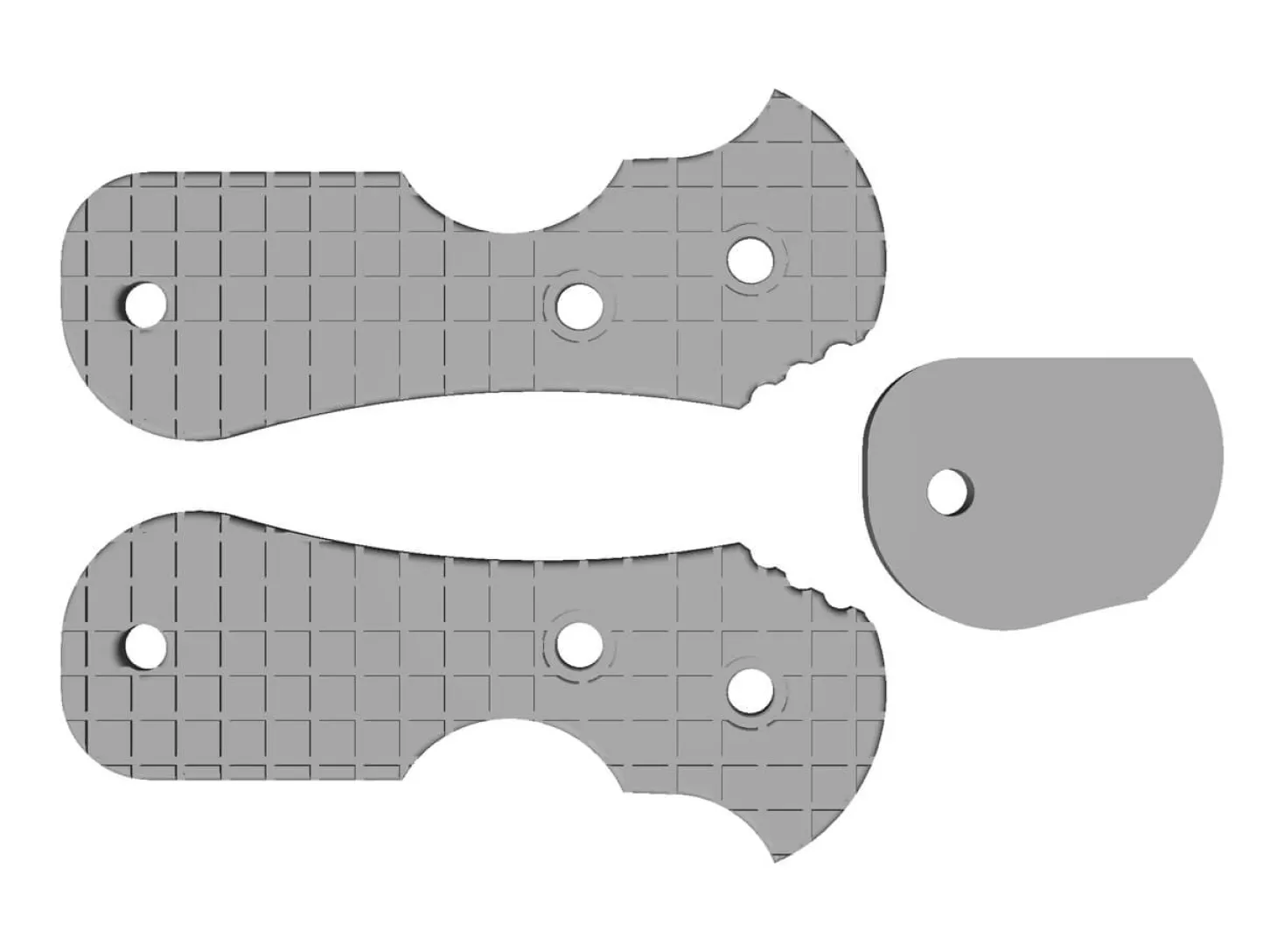 Urd 2.0 Vierfingergriff 3D-Modell