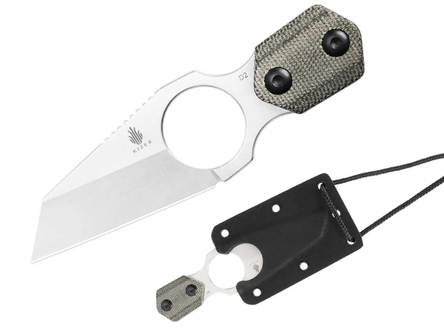 Variable Wharncliffe D2 Micarta Green